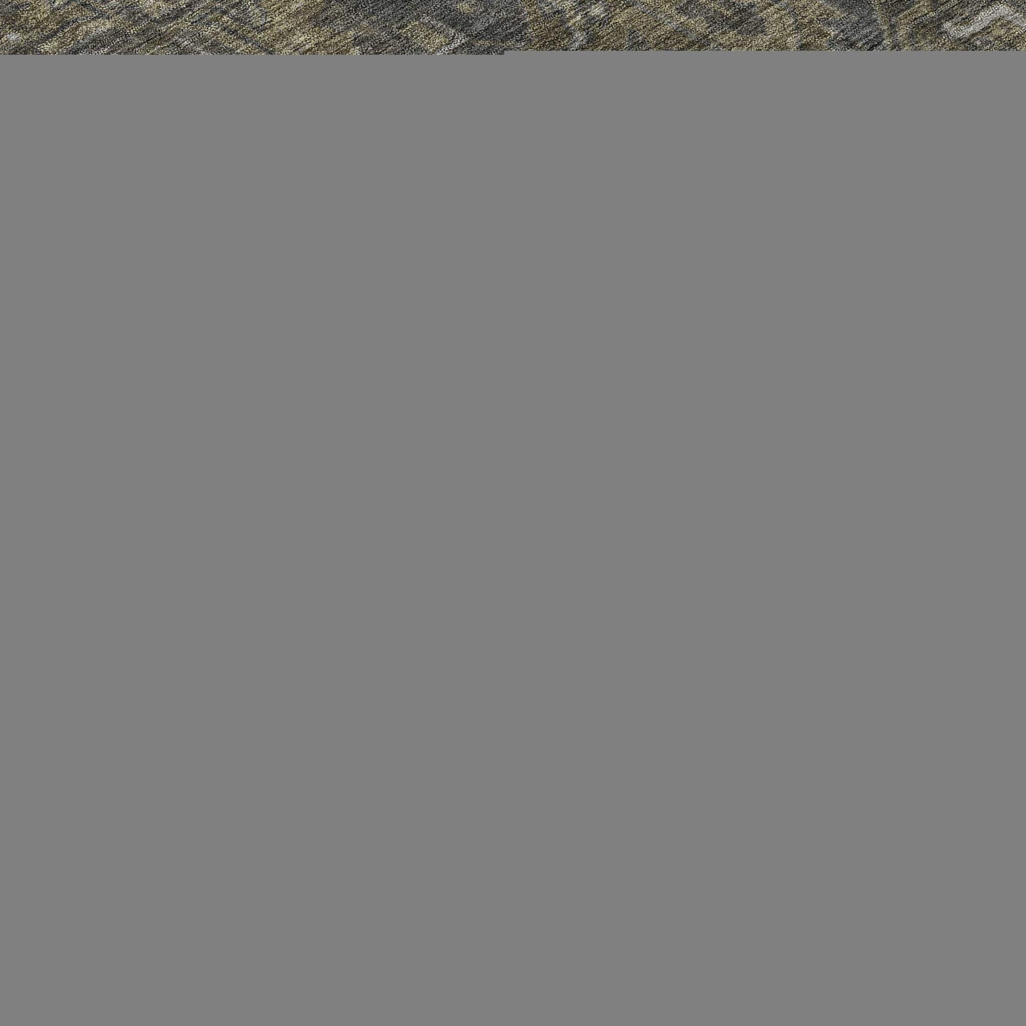 8' X 10' Chocolate And Gray Medallion Distressed Washable Area Rug With UV Protection - HomeRoots - Flyclothing LLC