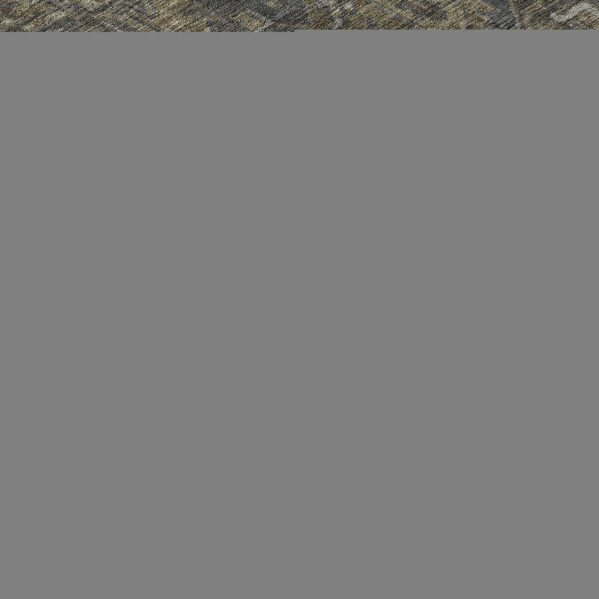 8' X 10' Chocolate And Gray Medallion Distressed Washable Area Rug With UV Protection - HomeRoots - Flyclothing LLC