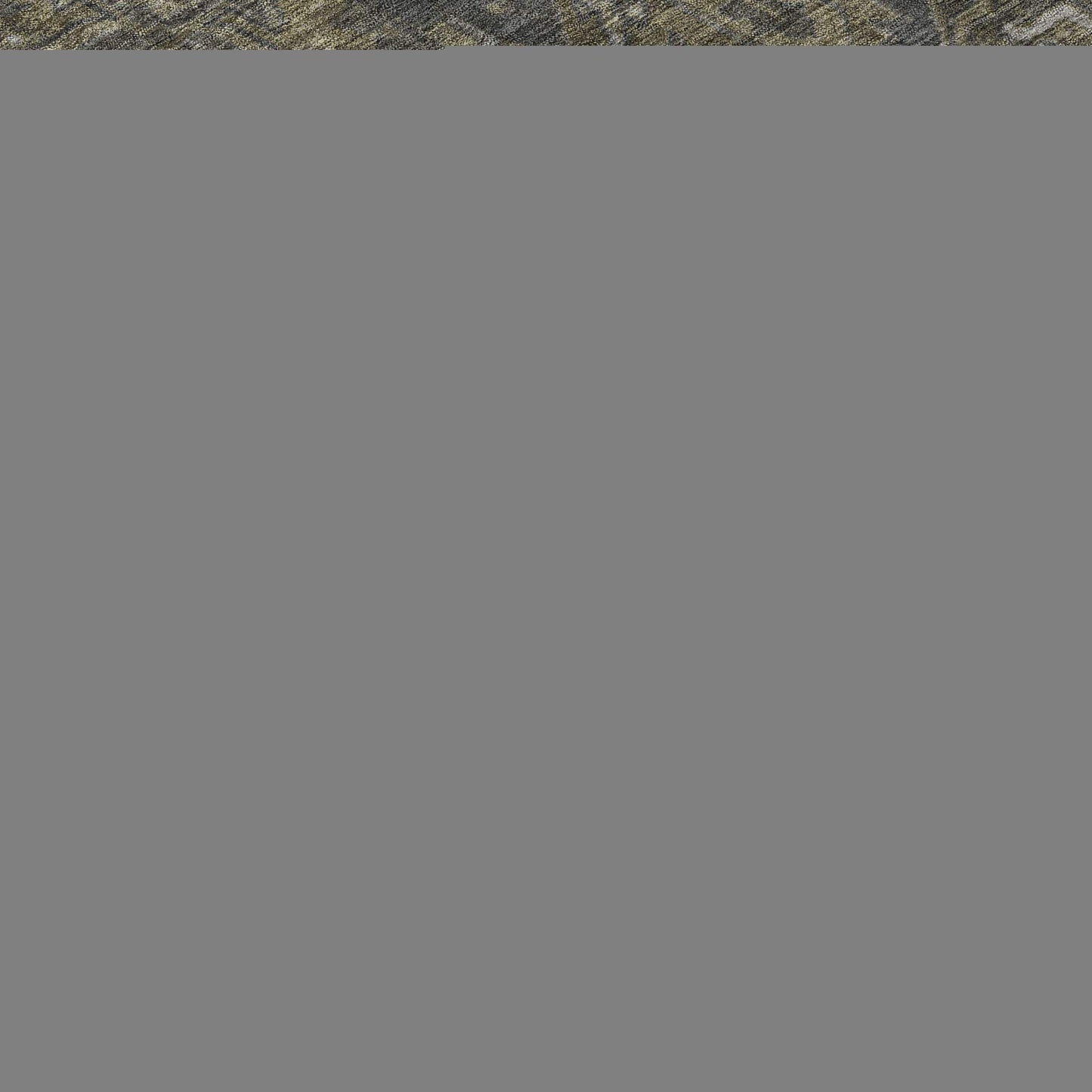 9' X 12' Chocolate And Gray Medallion Distressed Washable Area Rug With UV Protection - HomeRoots - Flyclothing LLC