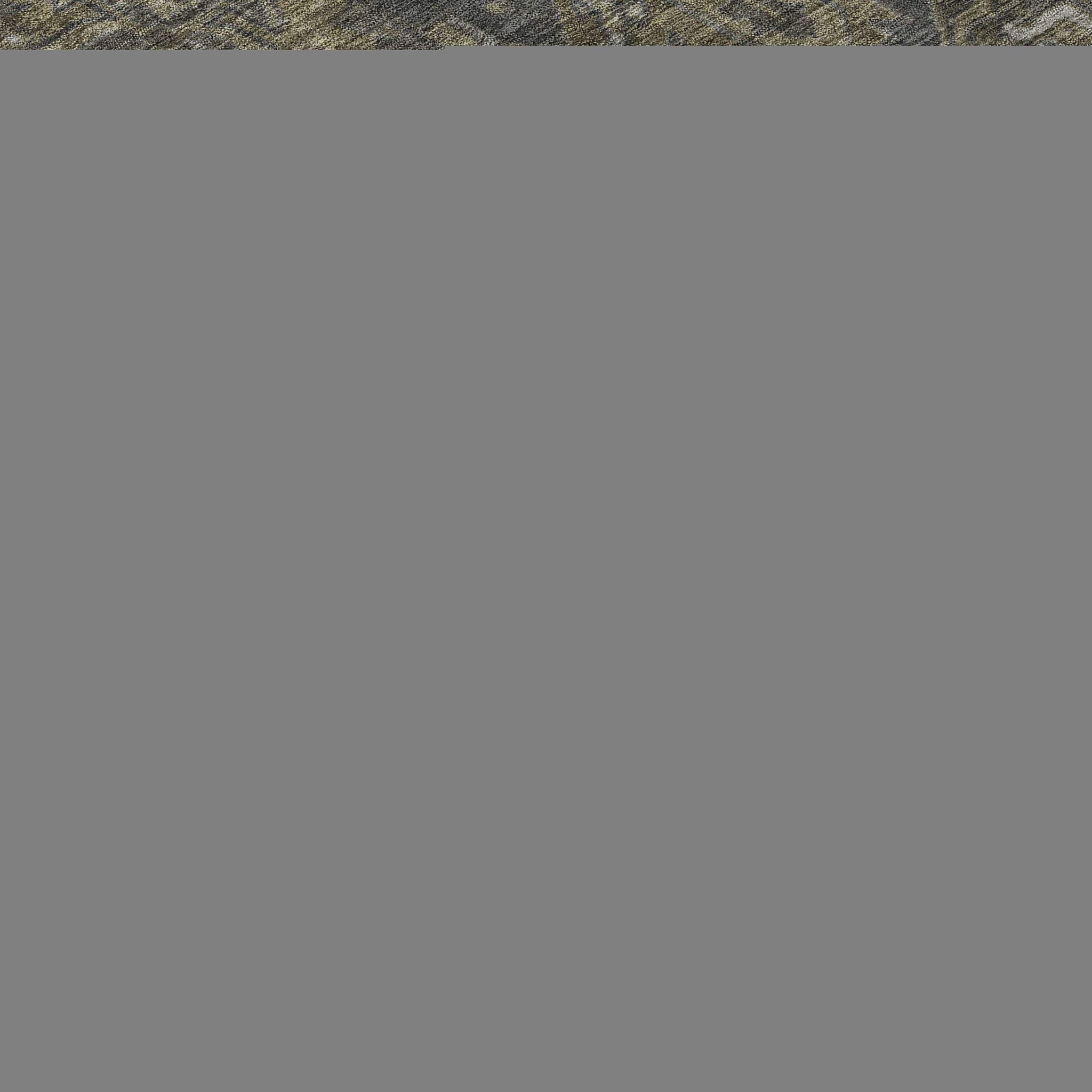 9' X 12' Chocolate And Gray Medallion Distressed Washable Area Rug With UV Protection - HomeRoots - Flyclothing LLC