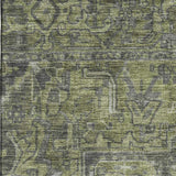 3' X 5' Green And Gray Medallion Distressed Washable Area Rug With UV Protection - HomeRoots - Flyclothing LLC