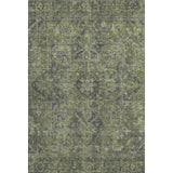 5' X 8' Green And Gray Medallion Distressed Washable Area Rug With UV Protection - HomeRoots - Flyclothing LLC