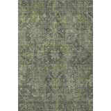 5' X 8' Green And Gray Medallion Distressed Washable Area Rug With UV Protection - HomeRoots - Flyclothing LLC