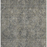 5' X 8' Coffee And Gray Medallion Distressed Washable Area Rug With UV Protection - HomeRoots - Flyclothing LLC
