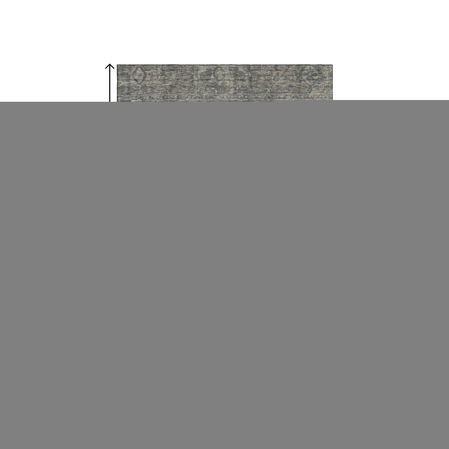 8' X 10' Coffee And Gray Medallion Distressed Washable Area Rug With UV Protection - HomeRoots - Flyclothing LLC
