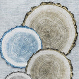 8' X 10' Blue Brown And Ivory Faux Bois Washable Area Rug With UV Protection - HomeRoots - Flyclothing LLC