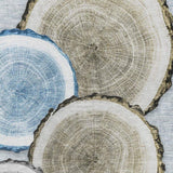 10' X 14' Blue Brown And Ivory Faux Bois Washable Area Rug With UV Protection - HomeRoots - Flyclothing LLC