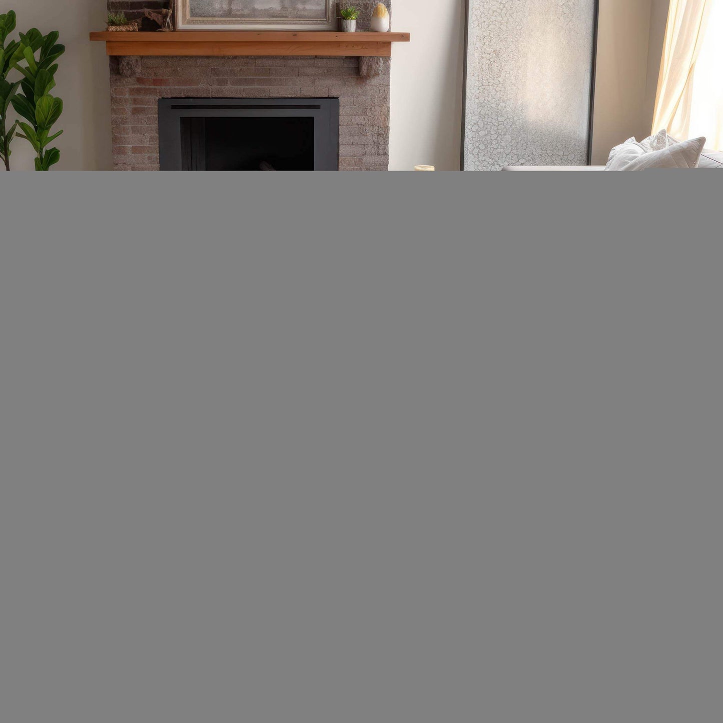 3' X 5' Gray And Ivory Faux Bois Washable Area Rug With UV Protection - HomeRoots - Flyclothing LLC
