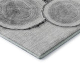 5' X 8' Gray And Ivory Faux Bois Washable Area Rug With UV Protection - HomeRoots - Flyclothing LLC