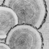 8' X 10' Gray And Ivory Woodland Lodge Washable Area Rug With UV Protection - HomeRoots - Flyclothing LLC