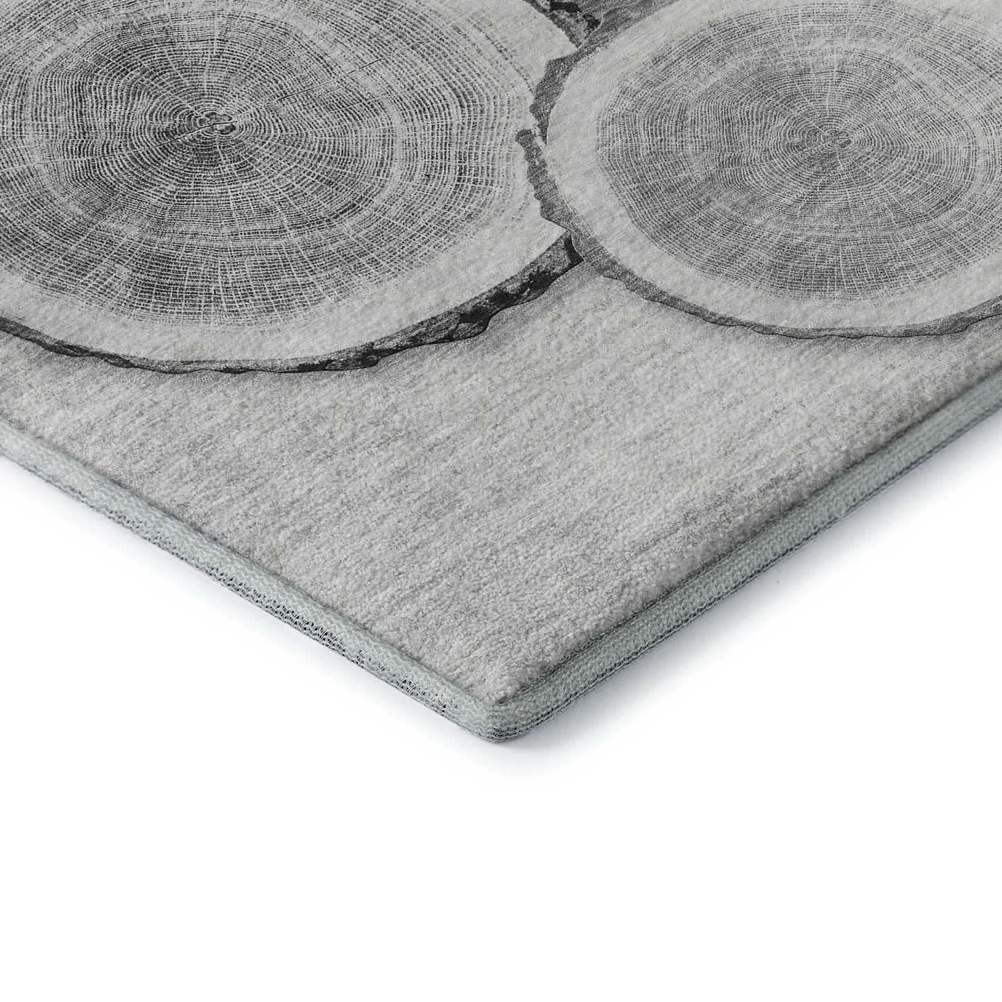 9' X 12' Gray And Ivory Faux Bois Washable Area Rug With UV Protection - HomeRoots - Flyclothing LLC