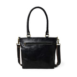 Black Terry Tote - Classy Leather Bags - Flyclothing LLC