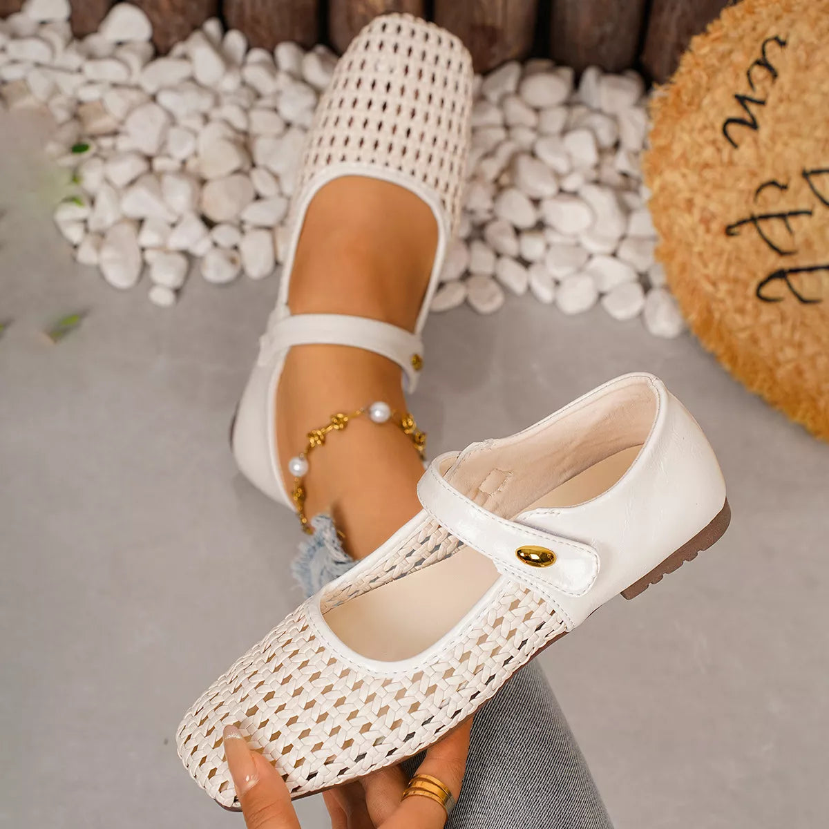 Square Toe Slip-Ons - Trendsi - Flyclothing LLC