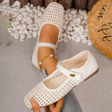 Square Toe Slip-Ons - Trendsi - Flyclothing LLC