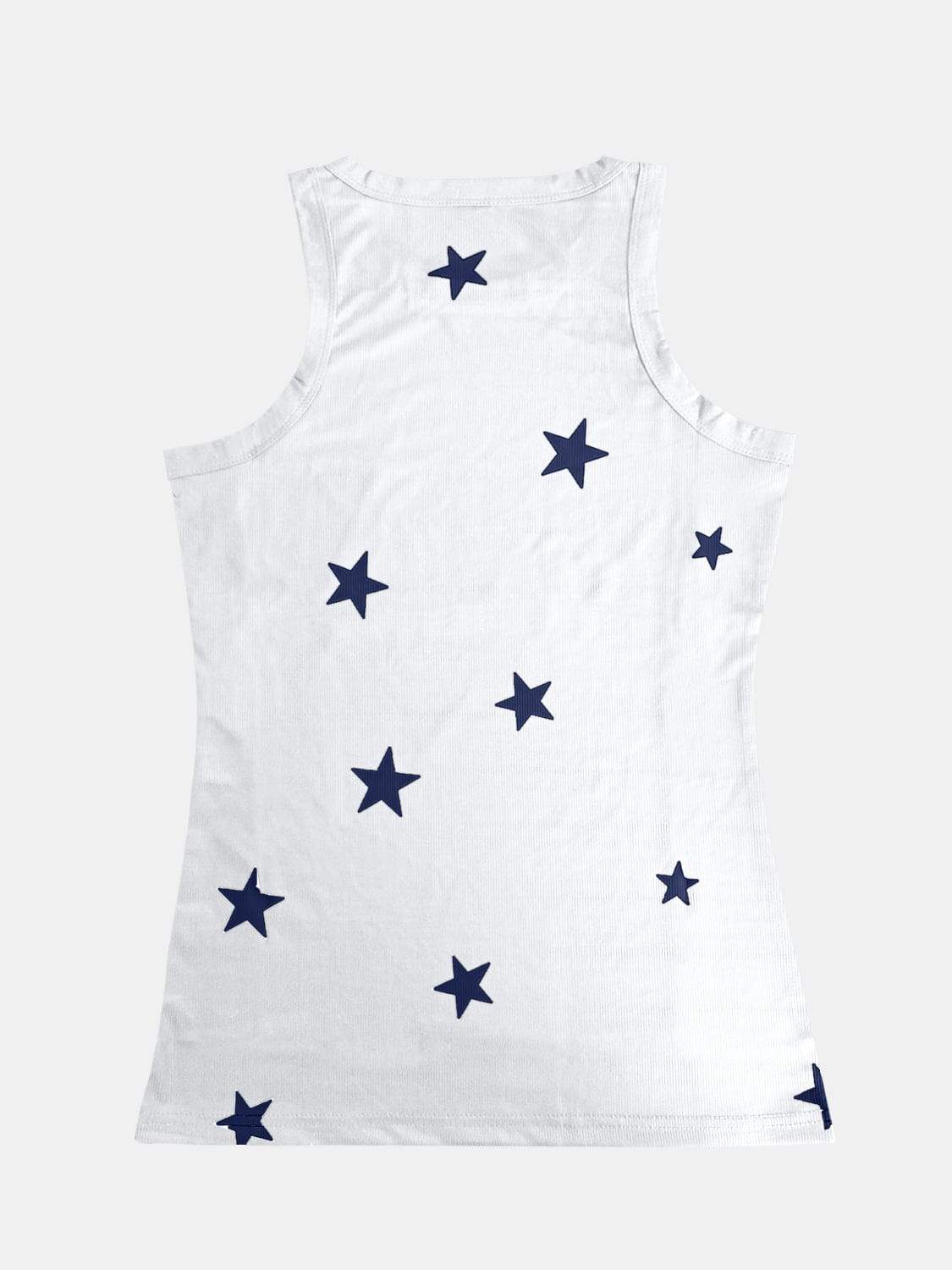 Full Size Star Round Neck Tank - Trendsi - Flyclothing LLC
