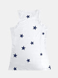 Full Size Star Round Neck Tank - Trendsi