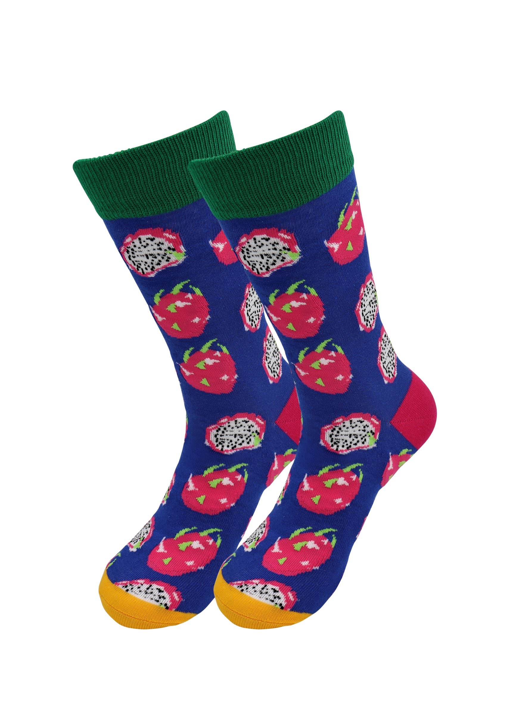 Dragon Fruit Socks - Comfy Cotton for Men & Women