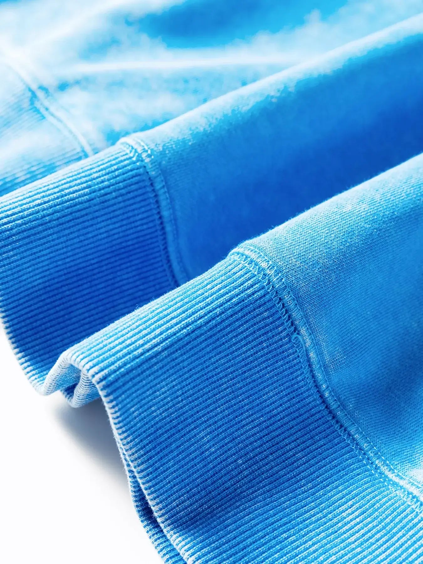 Mineral Wash Raw Seam Double Patched Pocket Sweatshirt - Trendsi - Flyclothing LLC