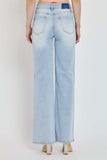 RISEN Full Size Wide Leg V Dipped Front Waist Jeans - Trendsi - Flyclothing LLC