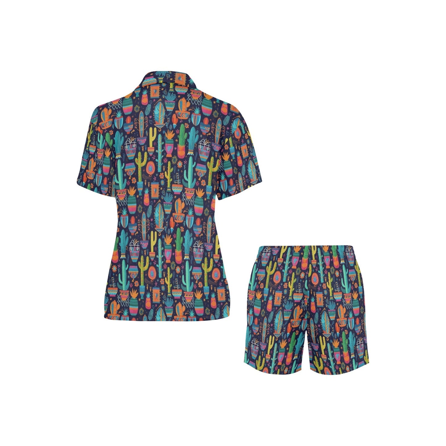 Baha Ranch Crazy Cactus Lady Women's Western Pajama Set