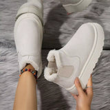 Round Toe Platform Ankle Boots - Trendsi - Flyclothing LLC