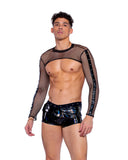 Roma Costume 6513 Vinyl with Iridescent Pint Shorts - Roma Costume