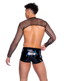 Roma Costume 6513 Vinyl with Iridescent Pint Shorts - Roma Costume