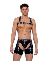 Roma Costume 6505 Pride Faux Leather Studded Harness - Roma Costume - Flyclothing LLC