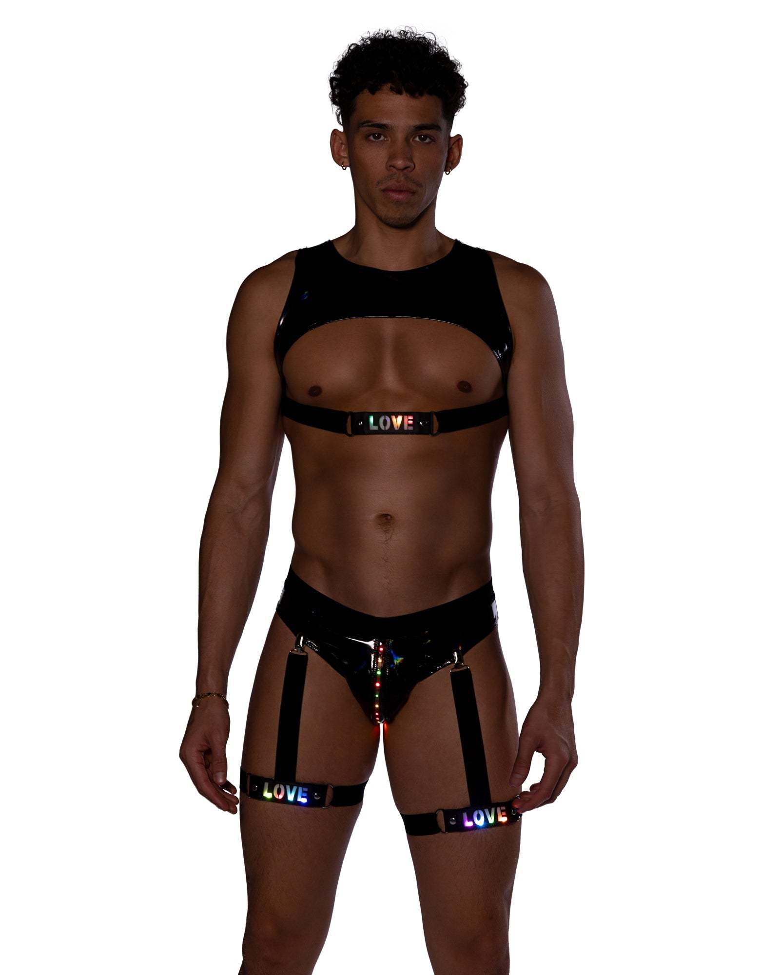 Roma Costume 6507 Pride Cropped Vinyl Top - Roma Costume - Flyclothing LLC