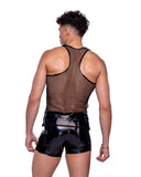 Roma Costume 6515 Vinyl with Iridescent Print Shorts - Roma Costume