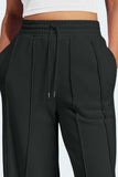 Drawstring Wide Leg Active Pants - Trendsi - Flyclothing LLC