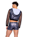 Roma Costume 6526 Shimmer Camouflage Shorts - Roma Costume