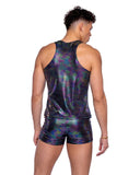 Roma Costume 6530 Rainbow Shimmer Camouflage Shorts - Roma Costume