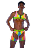 Roma Costume 6535 Reflective Chaps with Stud Detail - Roma Costume