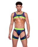Roma Costume 6535 Reflective Chaps with Stud Detail - Roma Costume