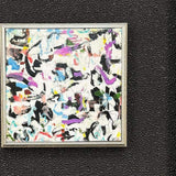 Set Of Two Multi Color Modern Abstract Gold Framed Wall Art - Homeroots - Flyclothing LLC