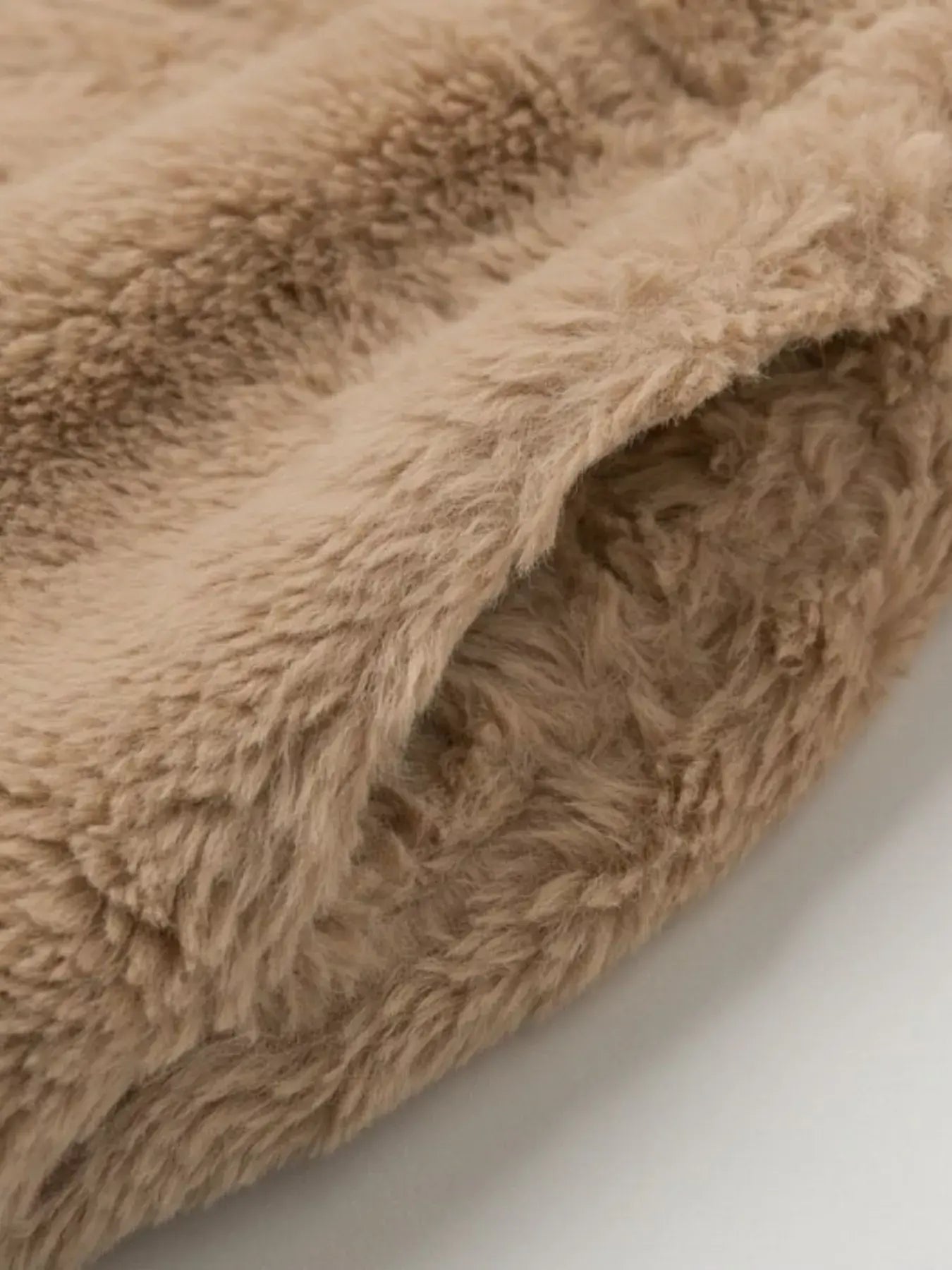 Full Size Faux Fur Cropped Zip-Up Jacket Plus Size - Trendsi - Flyclothing LLC