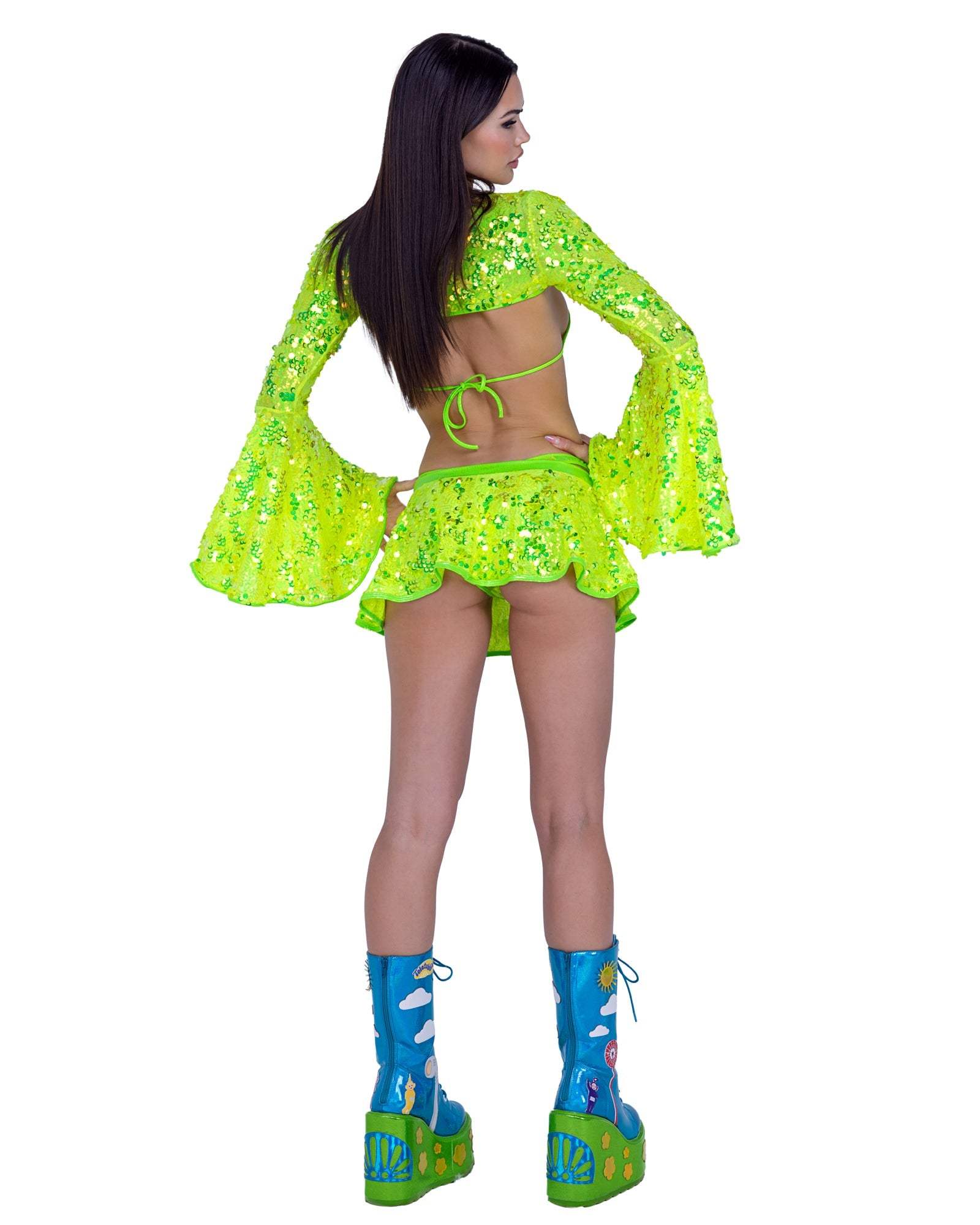 Roma Costume 6414 Sequin Flare Skirt - Roma Costume - Flyclothing LLC