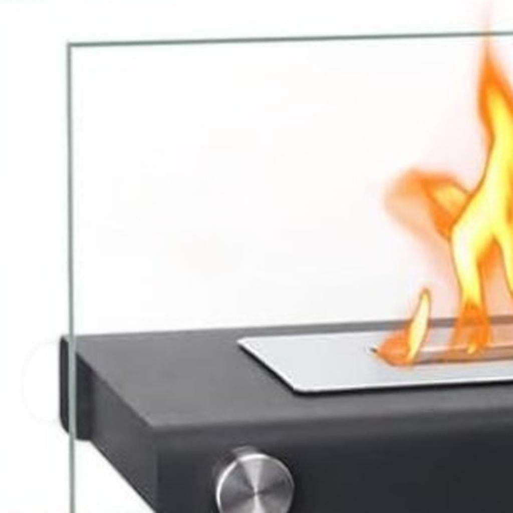 14" Black And Silver Metal BioEthanol Portable Firepit - HomeRoots - Flyclothing LLC