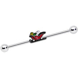 14G Santas Sleigh Ride Industrial Barbell 38mm - BodyCandy - Flyclothing LLC