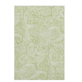 3' X 5' Artichoke Green And Ivory Paisley Washable Area Rug With UV Protection - HomeRoots - Flyclothing LLC