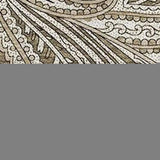 3' X 5' Chocolate And Ivory Paisley Washable Area Rug With UV Protection - HomeRoots - Flyclothing LLC