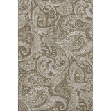 3' X 5' Chocolate And Ivory Paisley Washable Area Rug With UV Protection - HomeRoots - Flyclothing LLC