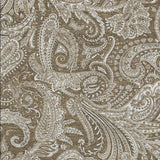 3' X 5' Chocolate And Ivory Paisley Washable Area Rug With UV Protection - HomeRoots - Flyclothing LLC