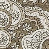 9' X 12' Chocolate And Ivory Paisley Washable Area Rug With UV Protection - HomeRoots - Flyclothing LLC