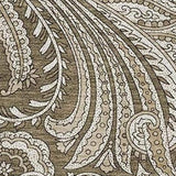 10' X 14' Chocolate And Ivory Paisley Washable Area Rug With UV Protection - HomeRoots - Flyclothing LLC
