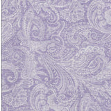 5' X 8' Lavender And Ivory Paisley Washable Area Rug With UV Protection - HomeRoots - Flyclothing LLC