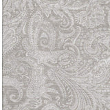 5' X 8' Taupe And Ivory Paisley Washable Area Rug With UV Protection - HomeRoots - Flyclothing LLC
