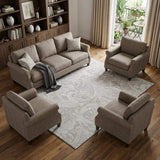 9' X 12' Taupe And Ivory Paisley Washable Area Rug With UV Protection - HomeRoots - Flyclothing LLC