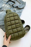 Quilted Nylon Crossbody Bag - Trendsi - Flyclothing LLC